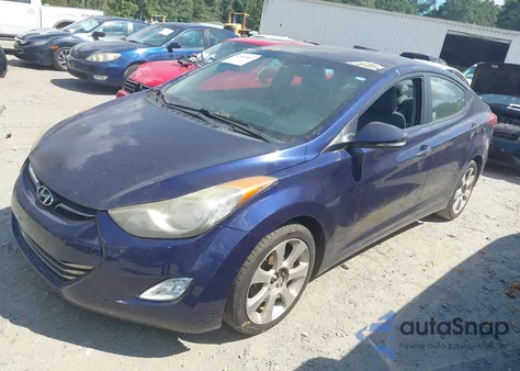 2012 Hyundai Elantra Limited из США, поврежденный, VIN 5NPDH4AE6CH099880